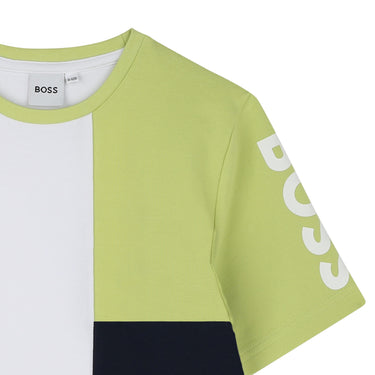 BOSS playera para niño y adolescente manga corta multicolor